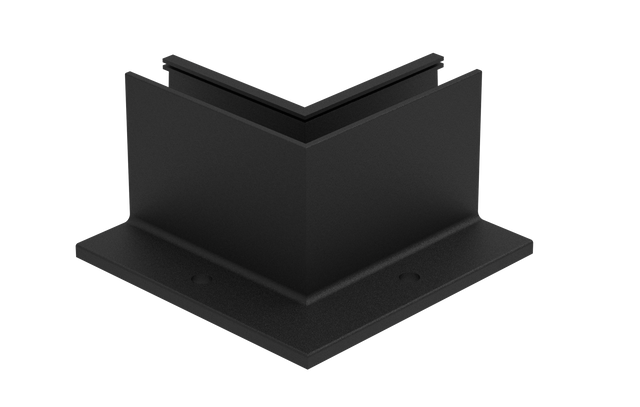 AL. profile, top mount  90° IN corner AL/ELOX/Sati