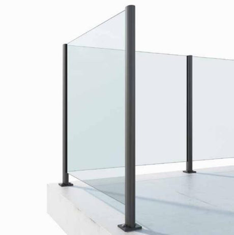 Aluminium pole, VK-straight, corner R