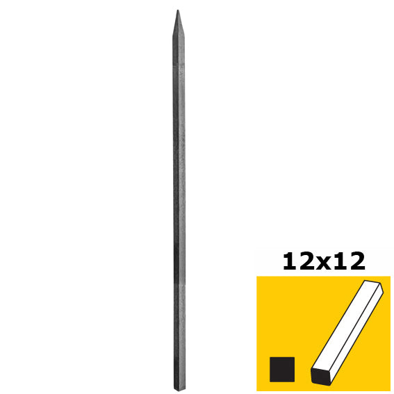 Pole with spear h500, n12x12mm