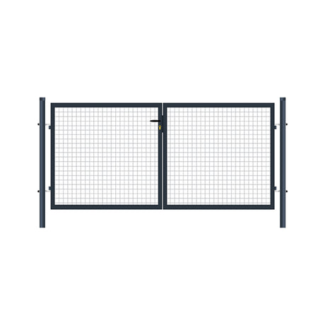 Brána 2kr. Eco ZnPVC 3600x1600mm antracit