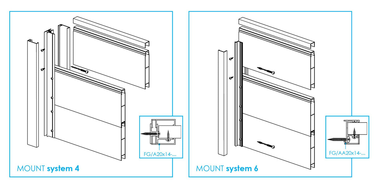 Aluminum fence infill 20x120x1800mm