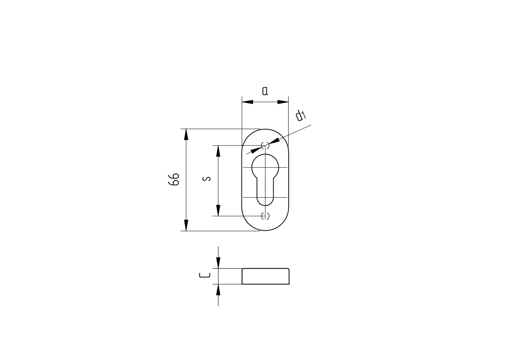 Lock cover for FAB key