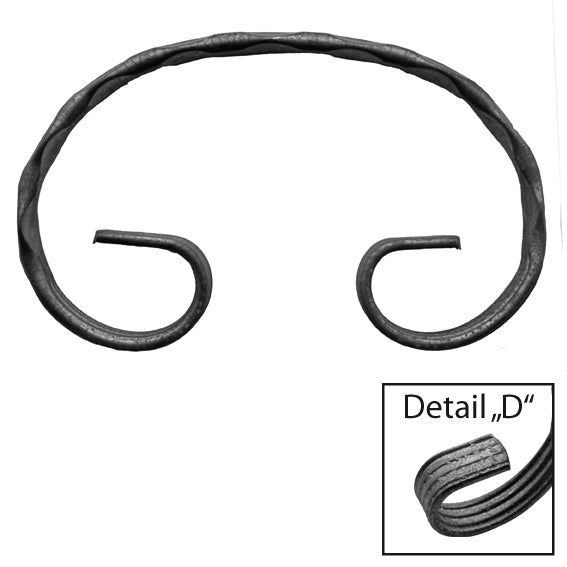 Scroll "C" 120x75, P/030-10x4mm