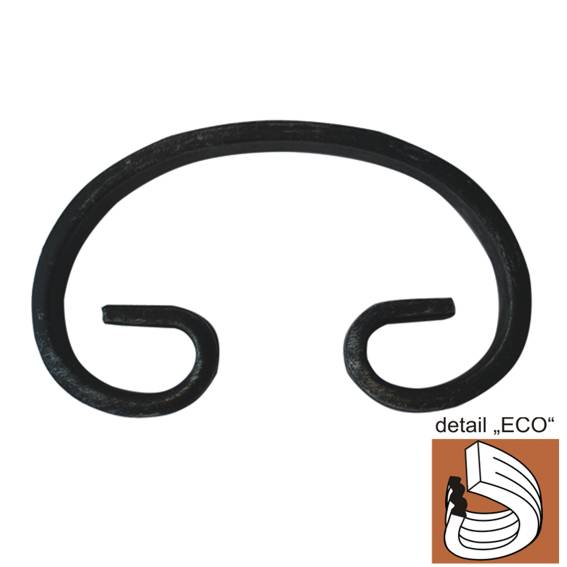 Scroll "C" h120, b75, 11,5x5mm