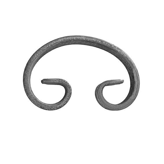 Scroll "C" h130, b80, 12x6mm