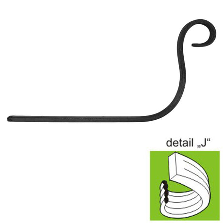 Flower pot element 135x260, 12x6mm