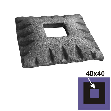 Rozeta 80x80, 41x41, h15,5mm