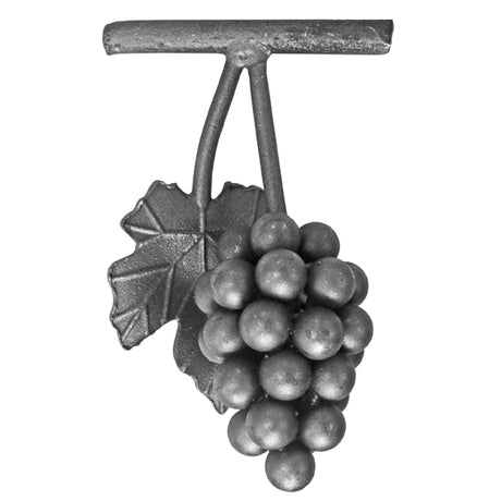Forged grape leaf h170, b100mm