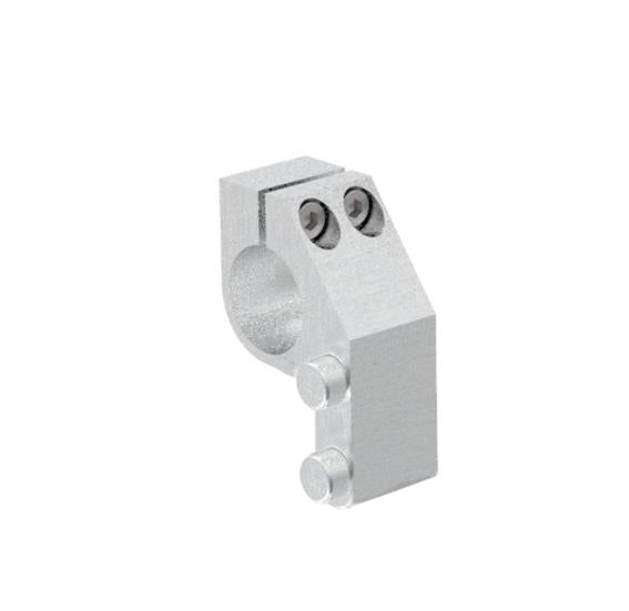 Soft door stopper on track for sliding glass right