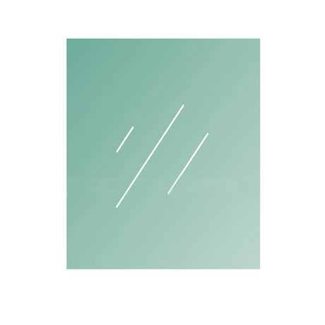 Clear, laminated tempered glass