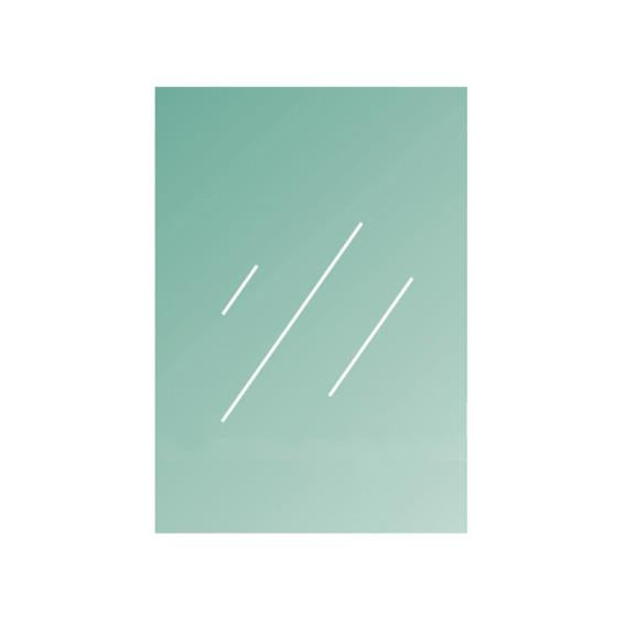 Tempered laminated glass, clear