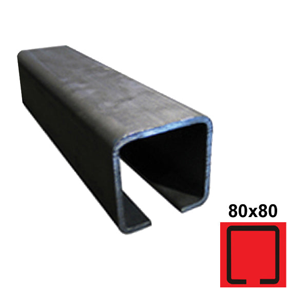 Guiding track Fe, 80x80x5mm, L3m