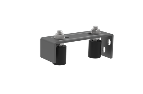 Ajdustable roller guide 2 rolls Zn, anthracite