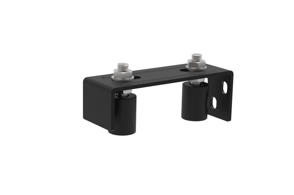 Ajdustable roller guide 2 rolls Zn, black