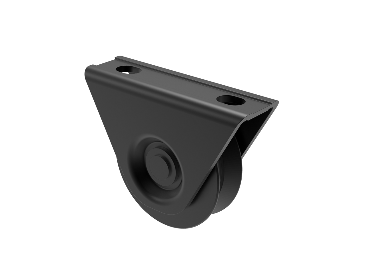 Pulley wheel - set -V, D80, black