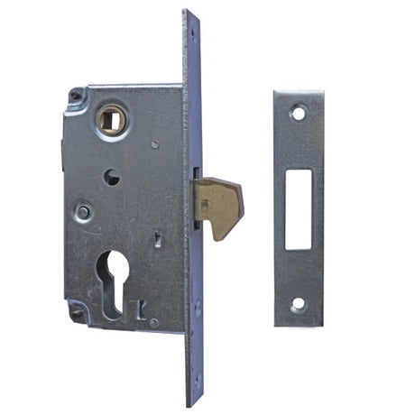 Lock for sliding gates with counterpart Zn 72x40mm