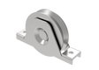 Internal box section wheel for slider - V, Zn,D100