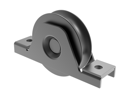 Casters set -U Zn, D80, anthracite