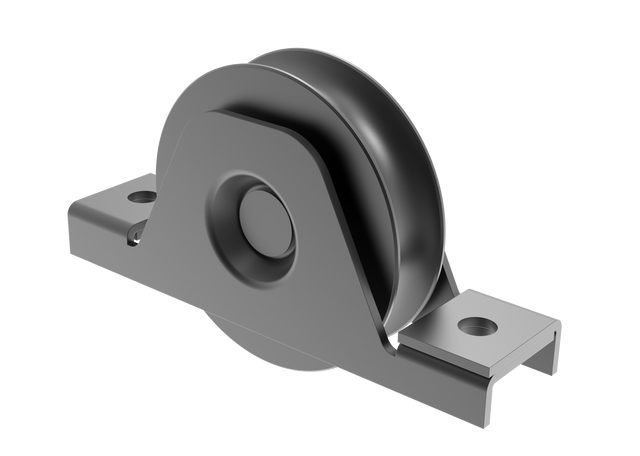 Casters set -U Zn, D80, anthracite