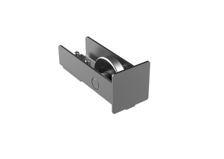 Guide wheel Zn, profile 60x60, anthracite