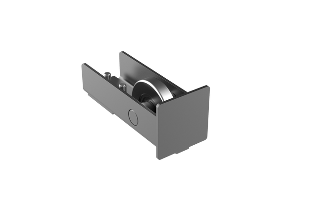 Guide wheel Zn, profile 70x70, anthracite