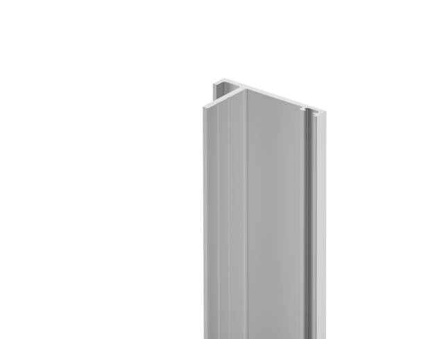 Aluminum gate stop profile