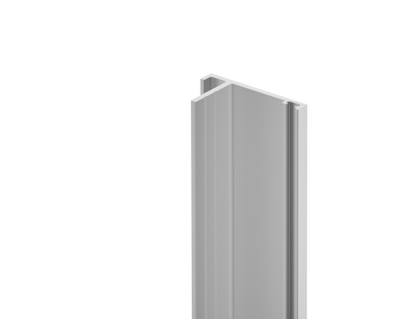 Aluminum gate stop profile