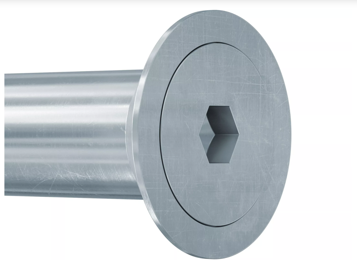 Heavy duty anchor with countersunk screw