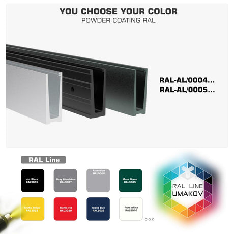 Surface treatment with powder coating.