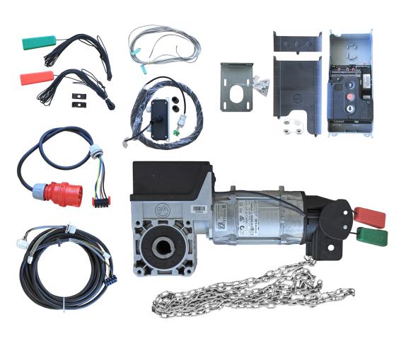 Aut. propulsion for garage door industrial