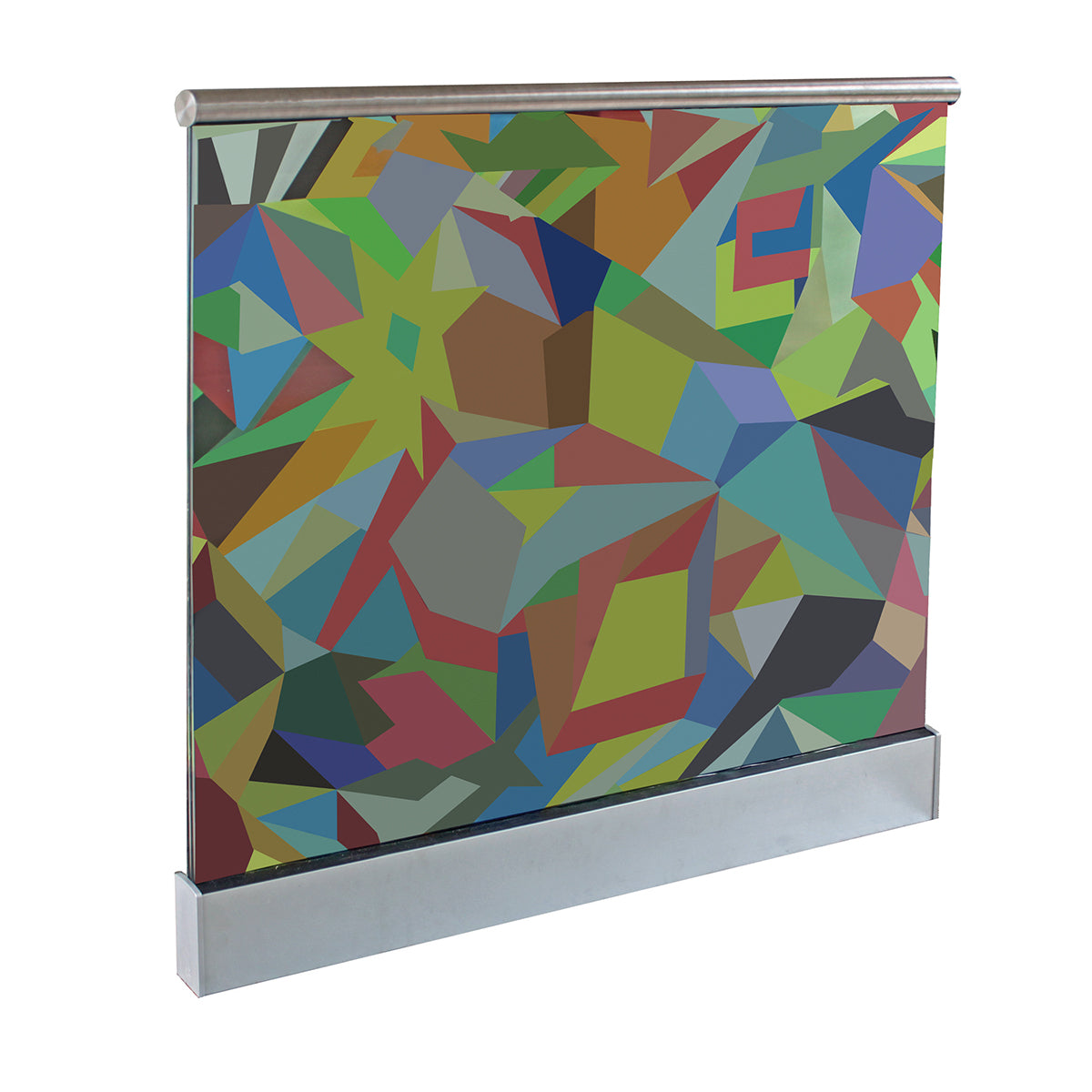 Glass clamp - end cap