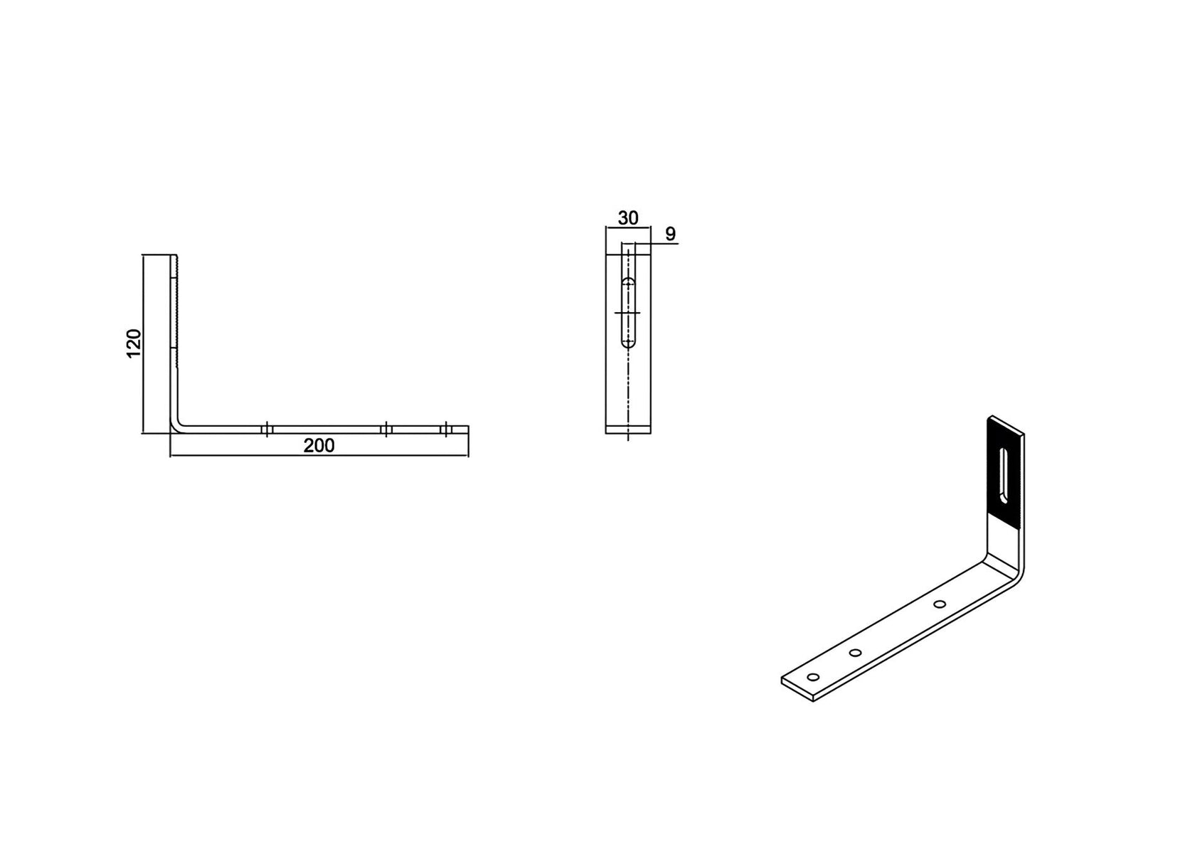 Stainless steel roof hooks without adjustment