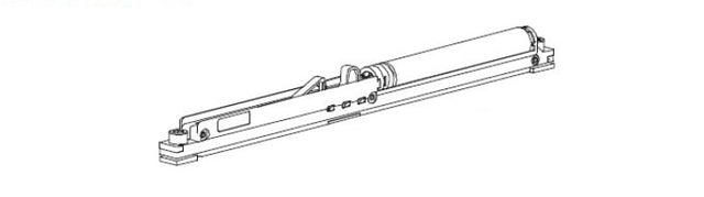 Door closer softclose  solo vetro