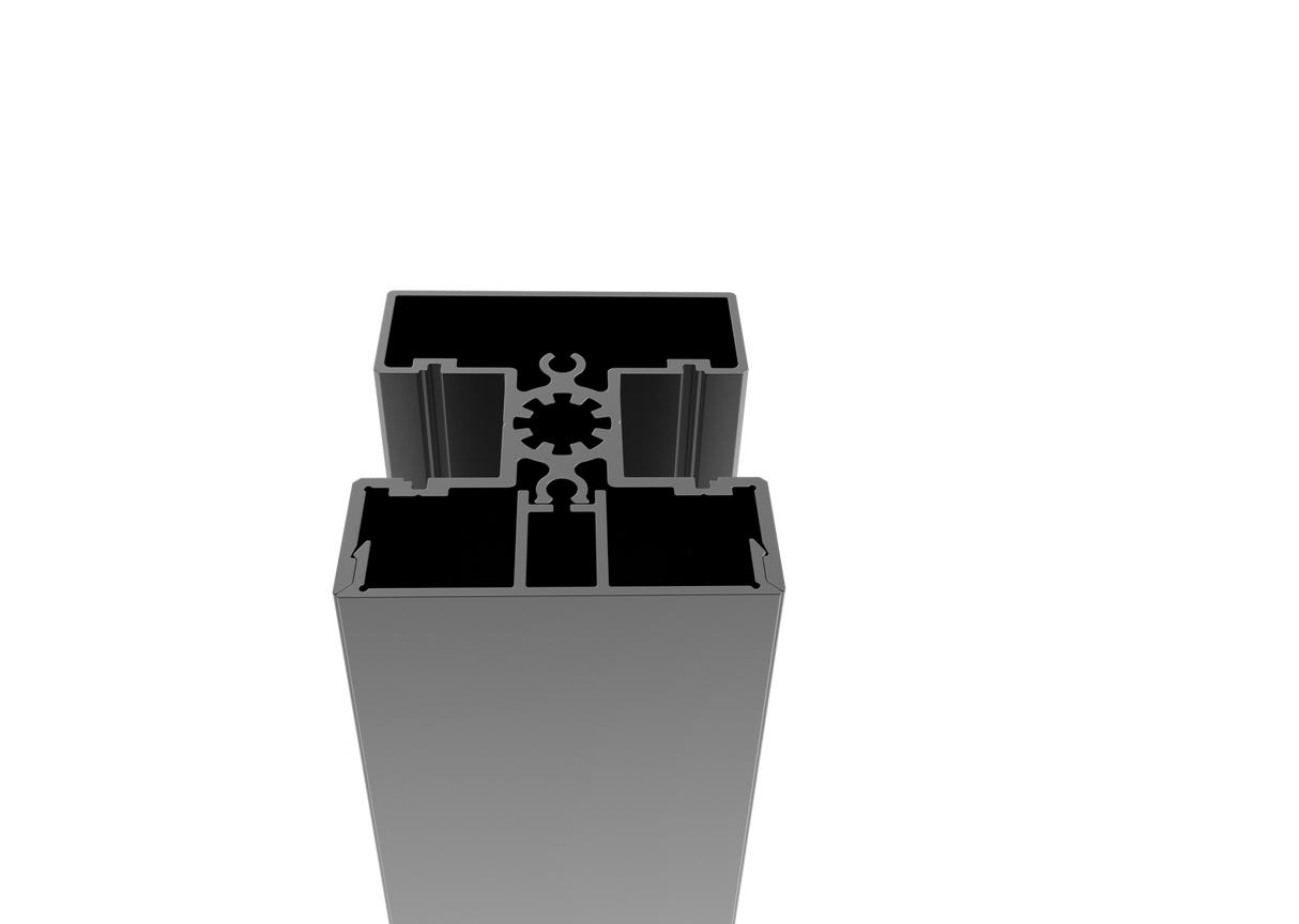 Aluminum fence post 50x60-925mm R7016