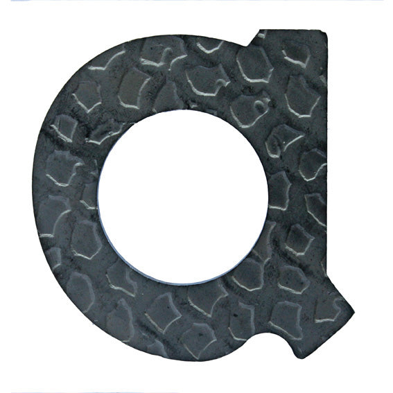 Forged letter "a" h 70, t3mm