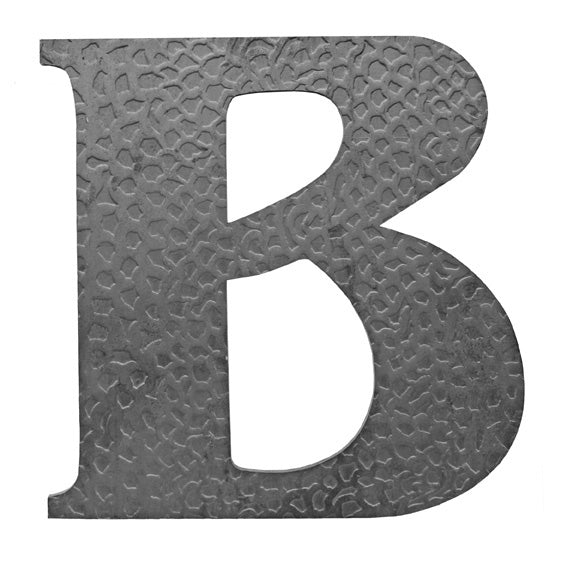 Forged letter "B" h120, t3mm