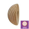 Beech half-ball end cap BUK(BEECH)