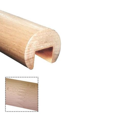 Madlo drevené - držiak skla DUB - CINK