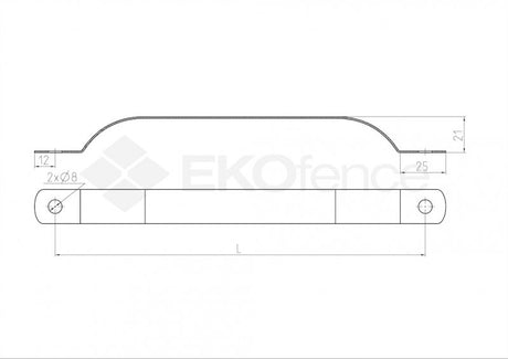 Opasok stĺpika ZnPVC D38mm zelená