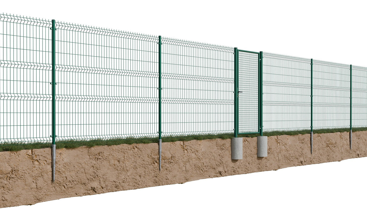 Ground screw 68x2,0x1000mm, 3xM10