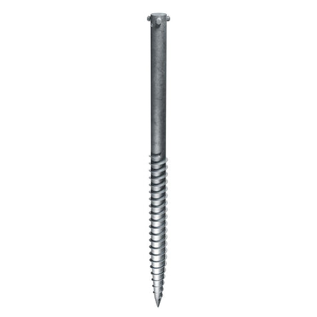 Ground screw 76x3,0x1600mm, 3xM16