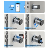 Double lock cylinder 70-90mm SMART