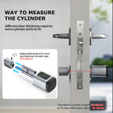Double lock cylinder 70-90mm SMART