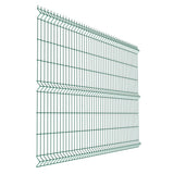 Welded panel fence ZnPVC 2500x1530x4mm green