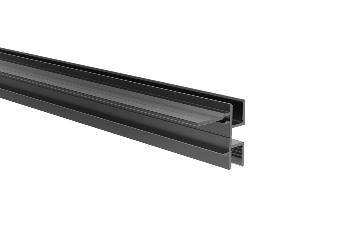 Aluminum fence adapter for fillings 20/22/24/26 - 6000mm