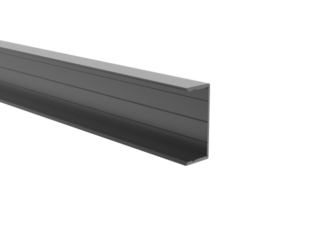 Aluminum U-adapter 45x20-1850mm R7016