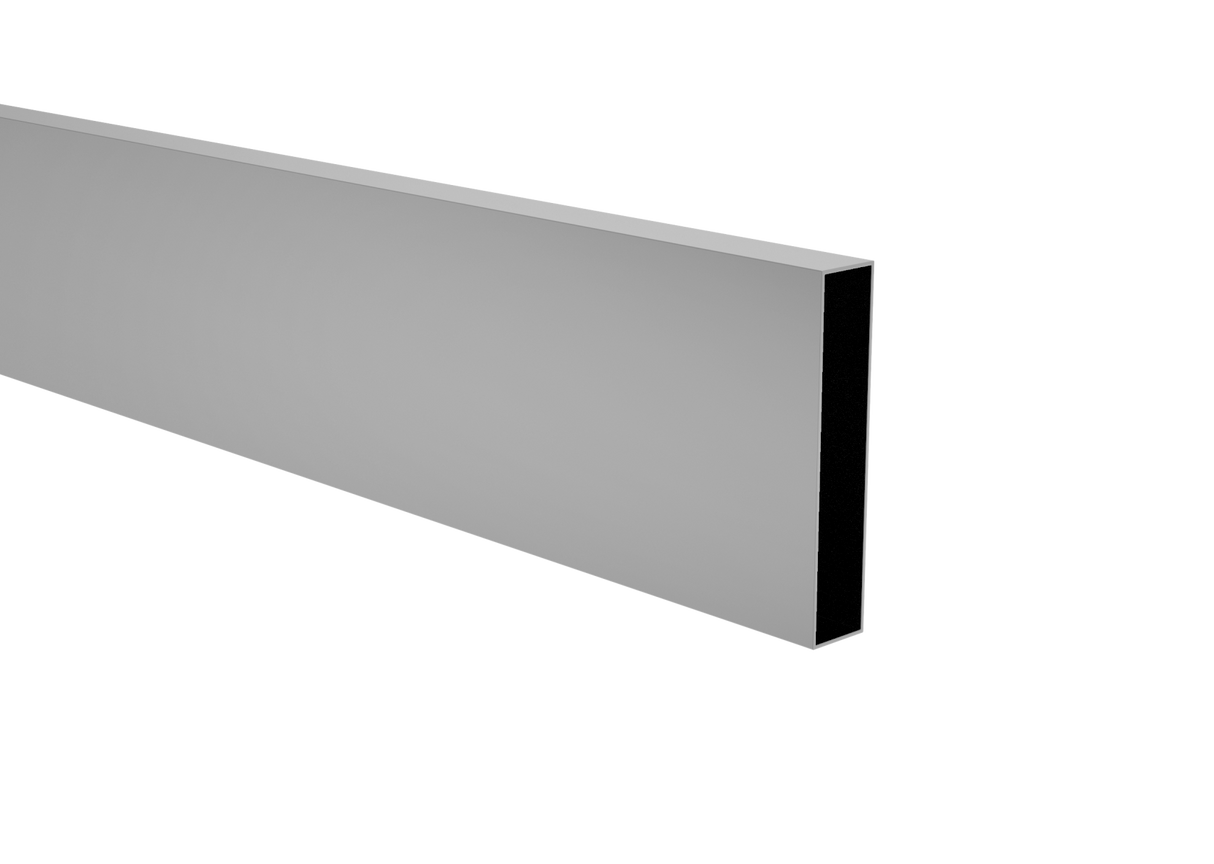 Aluminum slat, 20x100-6000mm, gray