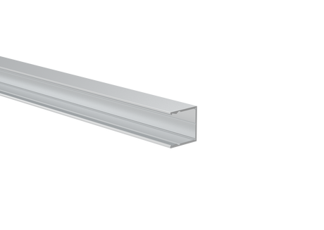 Aluminum U-adapter 45x20-6000mm R7016