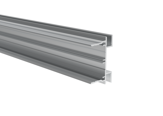 Aluminum fence adapter for 40mm fillings - 6000mm