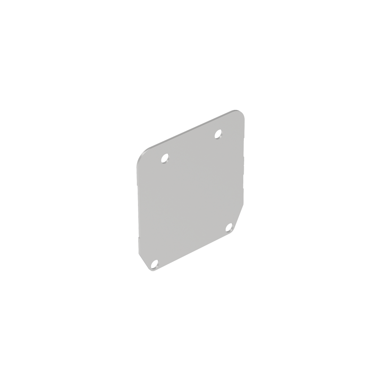 Profile cover INOX profile 90x99mm